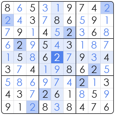 sudoku hidden single